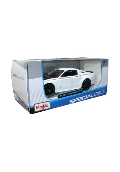 Maisto 2014 Ford Mustang Street Racer Beyaz 1/24 Model Araba
