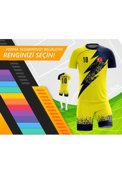 Acr Giyim Kişiye Özel Futbol Forması - Dizayn : Şimşek