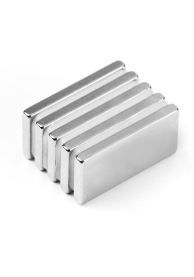 10 Adet 20x10x2 Köşeli Neodyum Mıknatıs Magnet