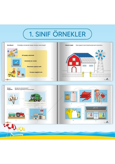 Adeda Tatil Etkinlikleri Kitabı-1.Sınıf