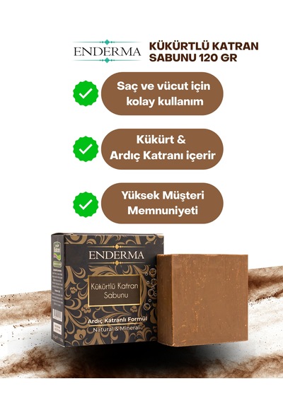 Kükürtlü Katran Sabunu 120gr