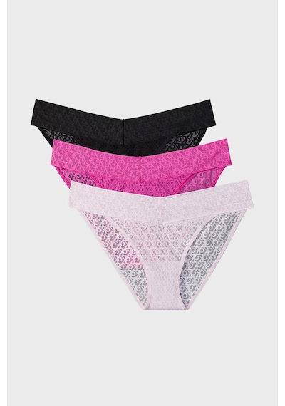 Calvin Klein Bayan 3 Lü Külot Lv00qd5305 Fbs Siyah Pembe Fuşya Siyah Pembe Fuşya
