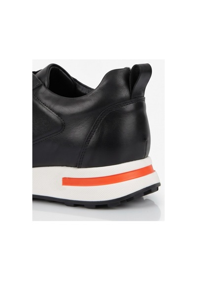 Crc Ayakkabı Premium %100 Hakiki Deri Hakiki Erkek Sneaker / Şık Ve Rahat Spor Ayakkabı Siyah1