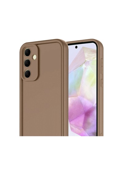 Samsung Galaxy  Uyumlu  A17 5g Viera Silikon - Kahverengi