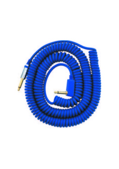 Vox Vcc-90-bl Vintage Coiled Cable Mavi 9 Metre Spiral Gitar Kablosu