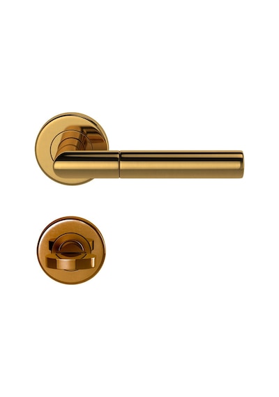 Condi 103 Pvd Altın Rozetli Kapı Kolu Altın Rozetli Wc Tk