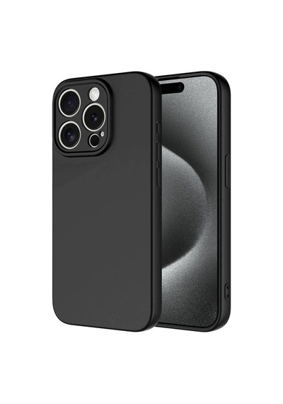 Apple Uyumlu iPhone 15 Pro Kılıf Lansman İçi Kadife Kamera Korumalı Mara Silikon Kılıf-lacivert