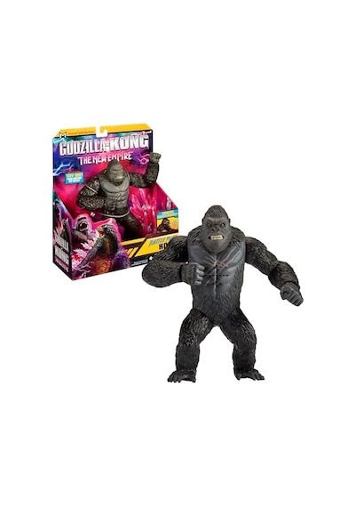 Giochi Preziosi Godzilla Kong Yeni İmparatorluk İçin - 18 Cm Eklemli Kong Deluxe, Son Derece Detaylı, Yüz İfadeleri Ve Ses İşlevleri İle, 4 Yaş Ve Üstü Çocuklar İçin