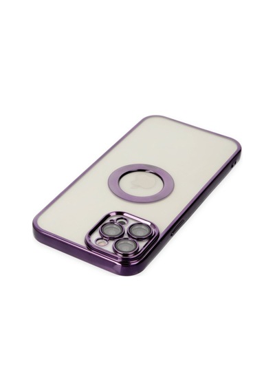 Apple iPhone Uyumlu 12 Pro Kılıf Slot Silikon - Mor Bzsxx00 1