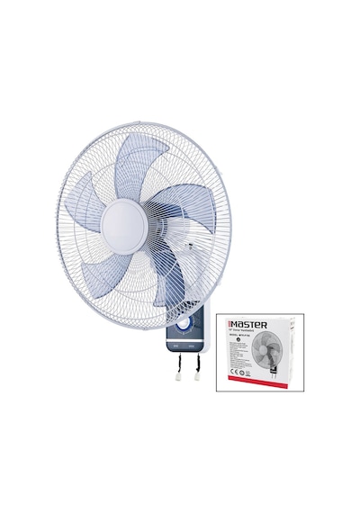 18 İnç Duvar Tipi Vantilatör 65w 5 Kanat - 3 Kademe Mtr-f760