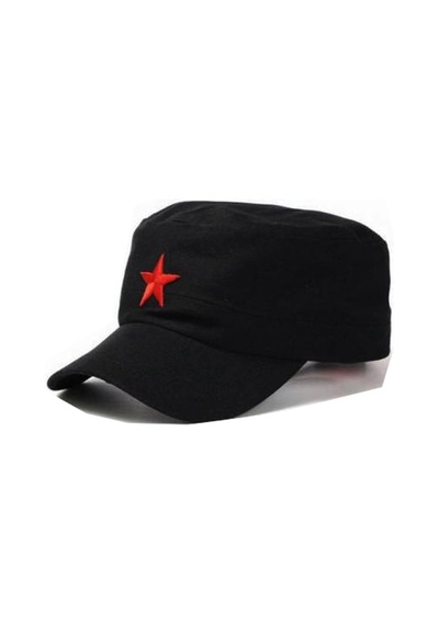 Giyu Shop Yıldızlı Fidel Castro Che Guevara Şapkası Siyah Renk