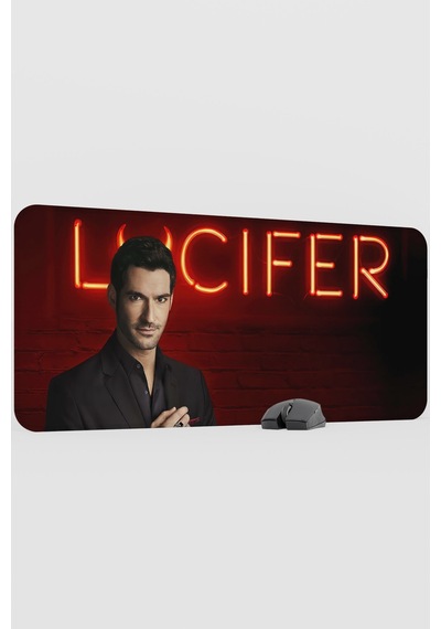 Lucifer V3 90x40 Xxl Gaming Kauçuk Kaymaz Taban Mouse Pad Fare Altlığı