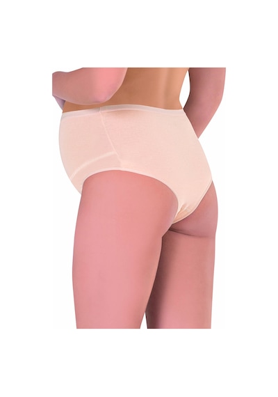 Özkan Underwear Özkan 23582 Kadın Pamuklu Likralı Yumuşak Esnek Süprem Hamile Lohusa Yüksek Bel Bato Külot Ten