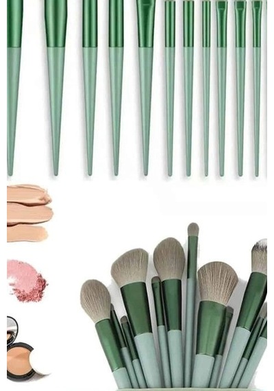 Makyaj Fırça Seti 13 Parça Yumuşak Kıllı Far Ve Yüz Uygulama Çantalı Set Bx-316232
