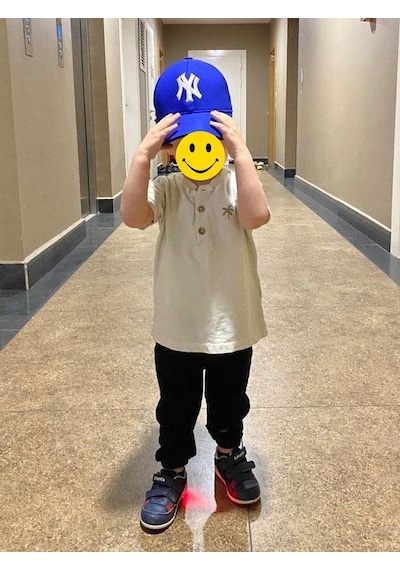 Takı Dükkanı Garson Boy Çocuk Cap Şapka Saks Mavi cp215m