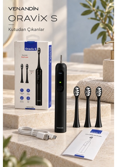 Sz-2510 Oravix S Şarjlı Elektrikli Diş Fırçası 1200 Mah, Type-c, Ipx7, Yumuşak Başlık