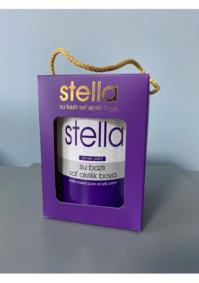 Stella Su Bazlı Saf Akrilik Boya Beyaz 500 Ml