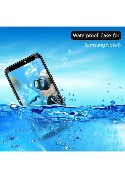 Samsung Uyumlu Galaxy Note 8 Kilif 360 Su Geçirmez 1-1 Silikon Kapak 392992797