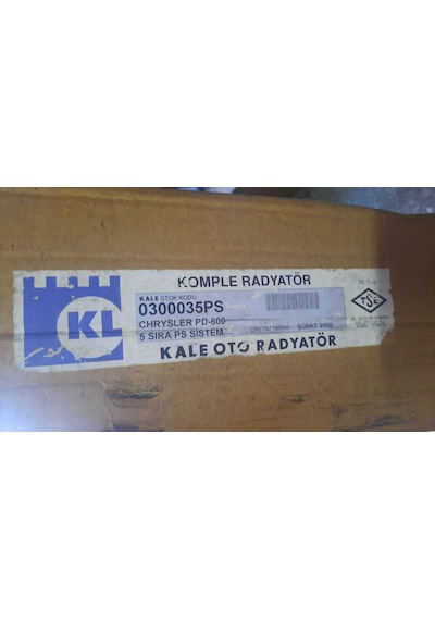 As 600 Radyatör Kale 030035ps