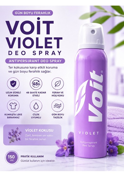 Voit Violet Kadın Sprey Deodorant 150 ML