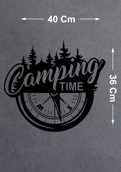 Kamp Sticker - 4x4 Off Road Adventure Avcı Sticker - Araba Oto Motosiklet Karavan Sticker - 02168 40 Cm