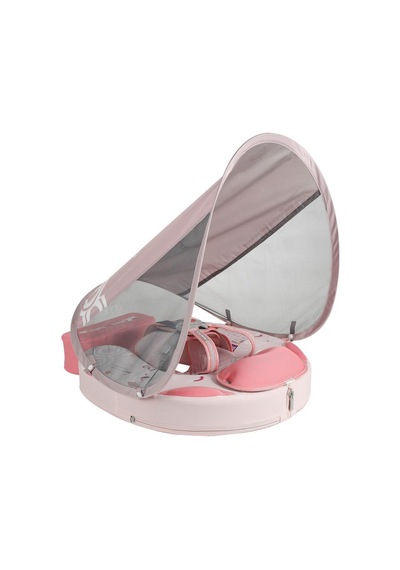 Mambobaby Yüzme Simidi - Unicorn, Katlanabilir, Emniyetli, Gölgelikli Ve Ayak Destekli