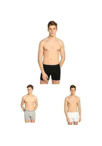 Tutku 6 Adet Karışık Renk Likralı Boxer