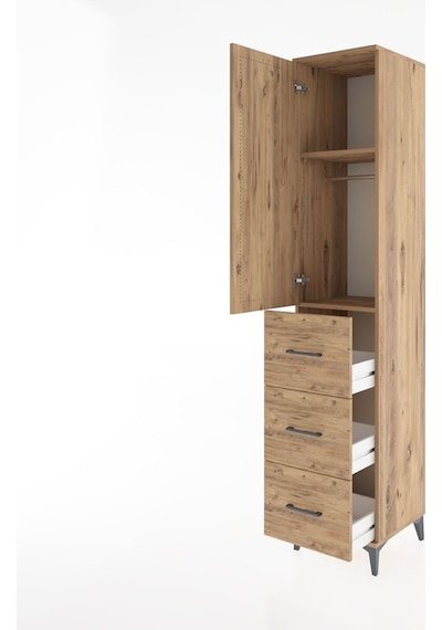 Hyperion Dolap 2 Raflı 3 Çekmeceli Tek Askılı 44x44x221 Çam-çam Çam Hyperion Dolap 2 Raflı 3 Çekmeceli Tek Askılı 44x44x221 Çam-çam Çam