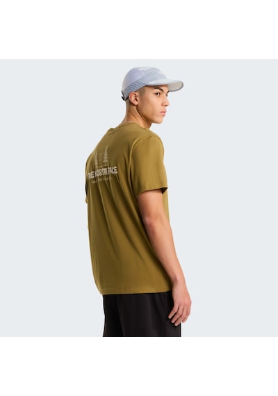 The North Face M Campıng Relaxed Short Sleeve Tee-graph Erkek Tişört Nf0a8gqm2el1 Sarı