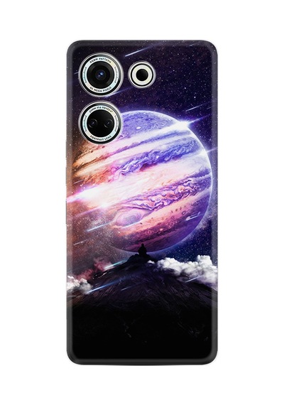 Tecno Camon 20 Kılıf Silikon Desen Özel Seri Super Planet 1797