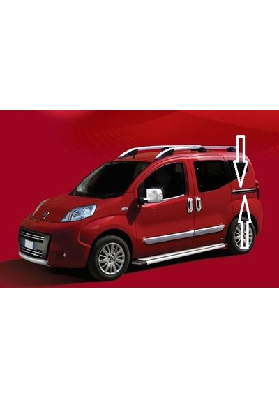 Fiorino Sürgülü Kapı Cıtası Krom 4 Parça 2017 2018 2019