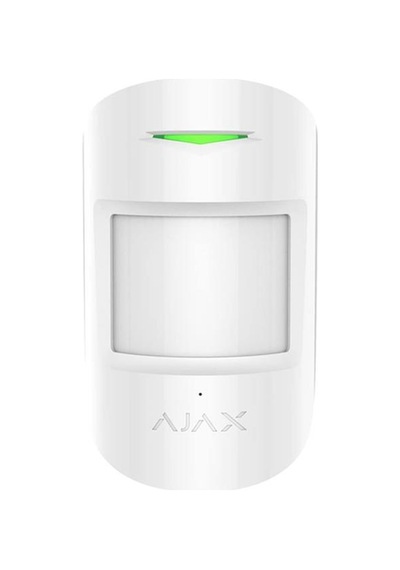 Ajax Motionprotect Kuyumcu Mikrofonlu Kablosuz Cam Kırılma Dedektörü Beyaz