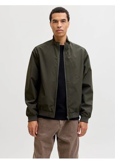 Jack & Jones Jack&jones Jjecharge Stand Collar Erkek Bomber Ceket 12288895 Yeşil