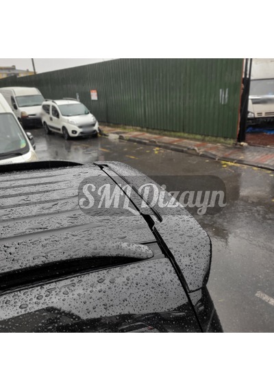 Fiat Doblo 2023+ Spoiler Plastik Boyasız Spoyler Rüzgarlık