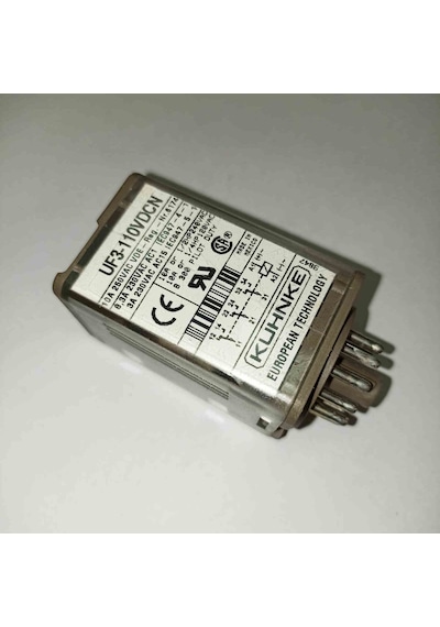 Uf3-110vdcn 110v 10a 3c 11pın Kuhnke Güç Röle 2 Adet