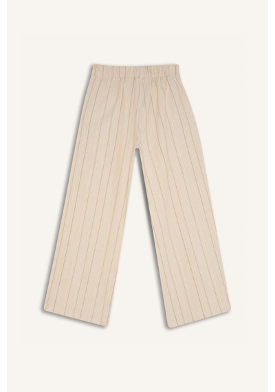 DeFacto Kız Çocuk Wide Leg Geniş Paça Pamuklu Pantolon D9132A825SPBG285 Bej DeFacto Kız Çocuk Wide Leg Geniş Paça Pamuklu Pantolon D9132A825SPBG285 Bej