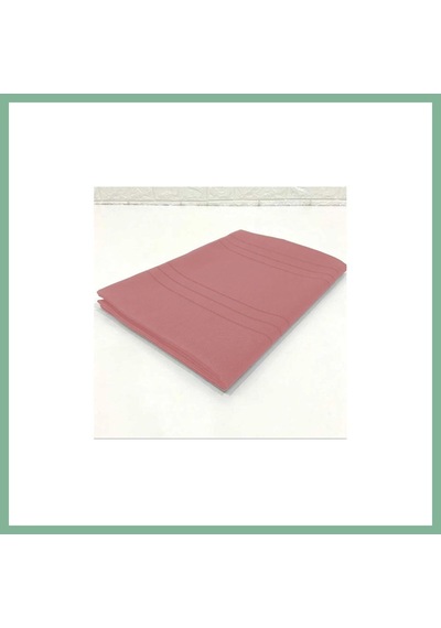 Bşkvirgo Çizgili Tek Masa Örtüsü Colber 160x220cm Pudra Bsk2026