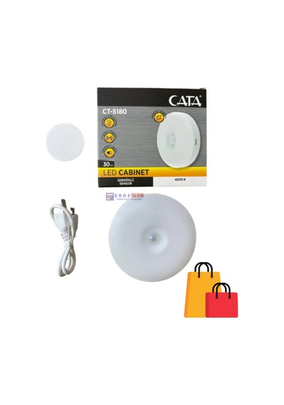 Ct-5180 Sensörlü Mıknatıslı Led 3 Adet Armatür Yeni Tasarım Diğer