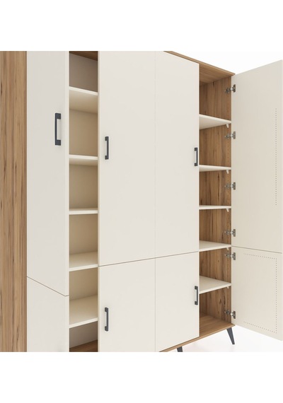 Hyperion Gardrop 10 Raflı 8 Kapaklı 176x44x221 Çam-aytaşı Aytaşı Hyperion Gardrop 10 Raflı 8 Kapaklı 176x44x221 Çam-aytaşı Aytaşı