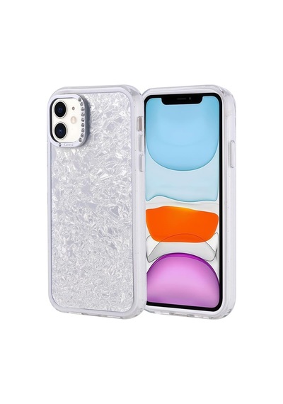 Apple iPhone 11 İle Uyumlu Kılıf Gümüş Kapi Kapak Taşlı Apple iPhone 11 İle Uyumlu, Gümüş Sku: Zeusb0fdqwdlpb