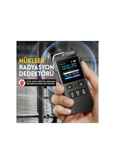 Gc-02 Geiger Sayacı Nükleer Radyasyon Test Cihazı