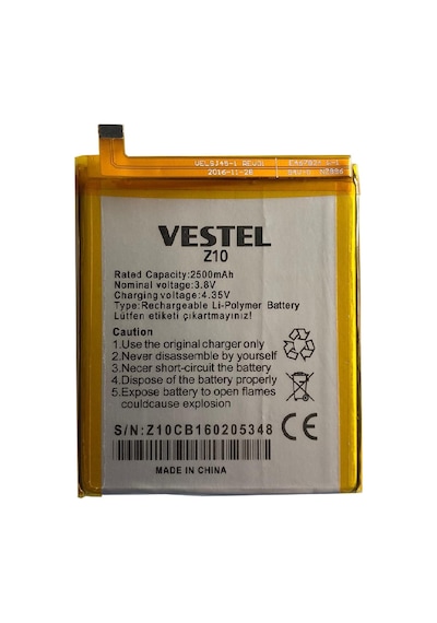 Vestel Uyumlu Venüs Z10 Pil Batarya ve Tamir Seti Vs-Bat-3050