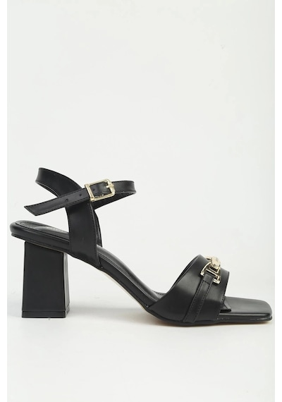 Pierre Cardin Siyah Kadın Topuklu Sandalet Pc-55769 Z