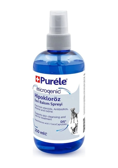 Purele Hipokloröz Kedi Ve Köpekler İçin Deri Bakım Sprey 250ml