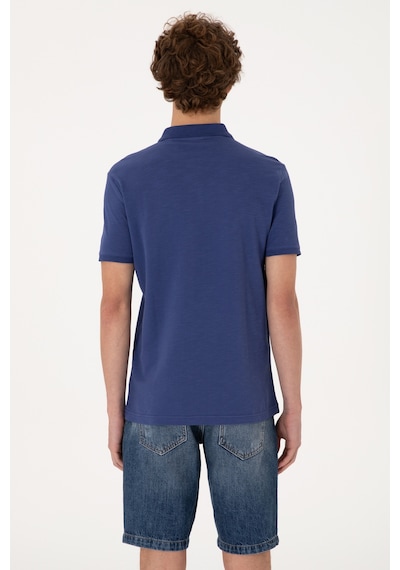 U.S. Polo Assn. Erkek Slim Fit Dökümlü Polo Yaka Açık Lacivert Tişört 50299538-VR059 U.S. Polo Assn. Erkek Slim Fit Dökümlü Polo Yaka Açık Lacivert Tişört 50299538-VR059