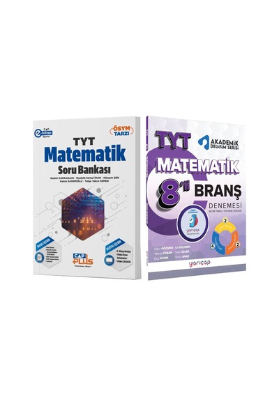 Çap Tyt Matematik Soru Bankası Ve Yarıçap Deneme Seti 2 Kitap
