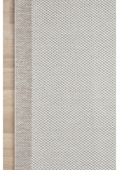 Sisal Prime Krem Bej İskandinav Yıkanabilir Bordürlü Halı Kilim Balkon Teras Koridor Halısı 1148