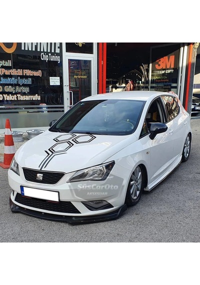 ŞüsCarOto Seat İbiza MK4 2009-2017 Batman Yarasa Ayna Kapağı Piano Black ABS Plastik (00)