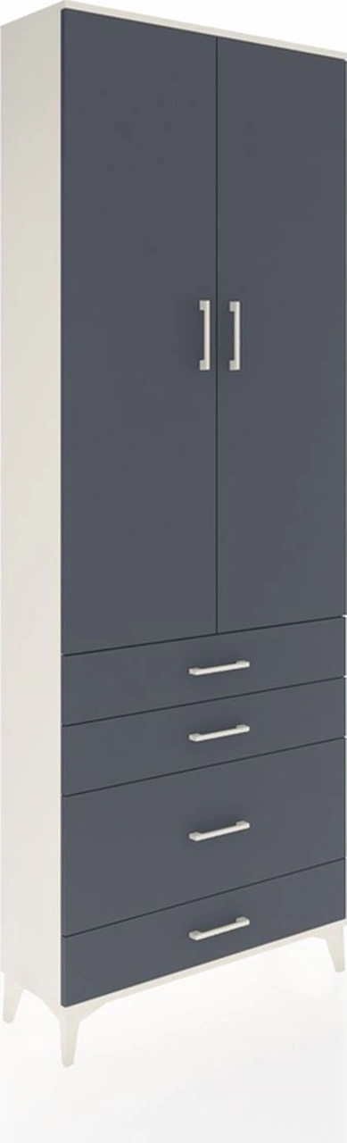 Arges Dolap 3 Raflı 4 Çekmeceli 2 Kapaklı 88x30x243 Aytaşı-an... Aytaşı
