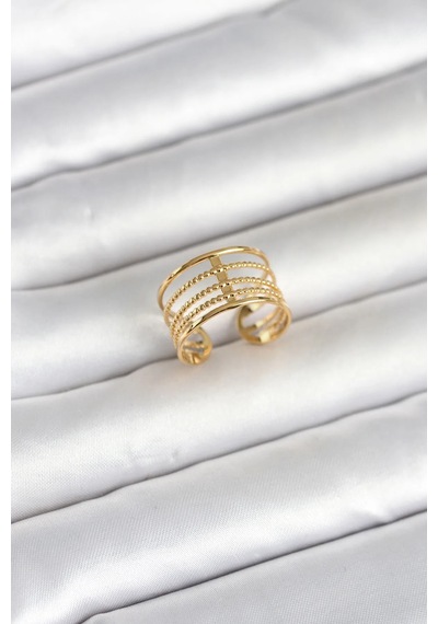 316l Çelik Gold Renk Vintage Model Kadın Yüzük Diğer